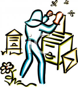 269x300 Clip Art Image A Beekeeper Clipart Panda