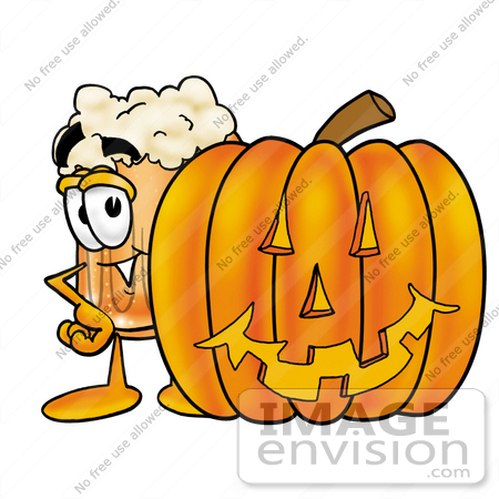 450x450 Clip Art Graphic Of A Frothy Mug Of Beer Or Soda Cartoon Character