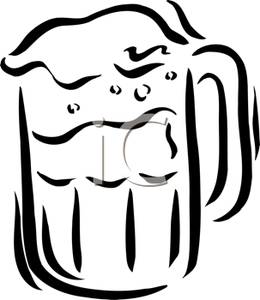 Beer Clipart Black And White