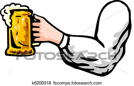 450x290 Stock Illustration Of Ihand Holding Beer Mug K6200318