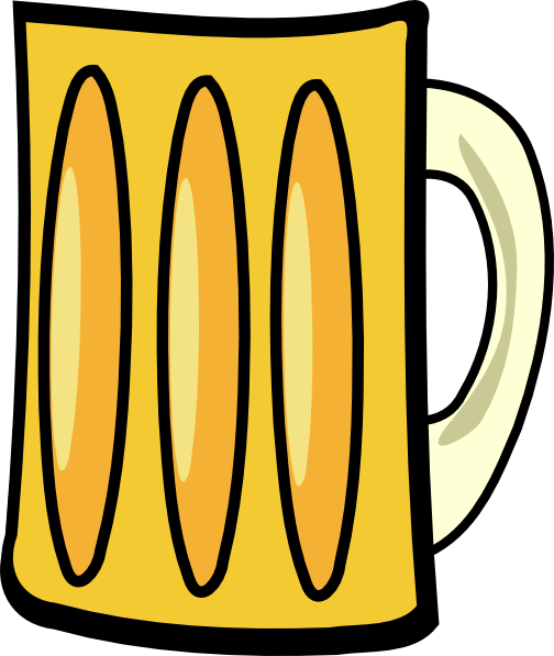 504x597 Beer Mug No Suds Clip Art