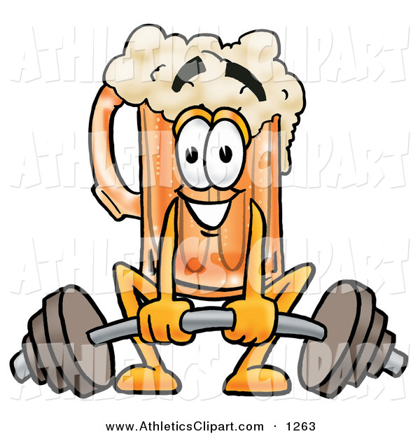 600x620 Cliprt Of Happy Beer Mug Mascot Cartoon Character Lifting