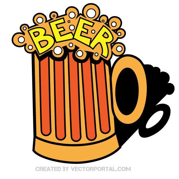 600x600 Beer Mug Graphic Free Clip Art