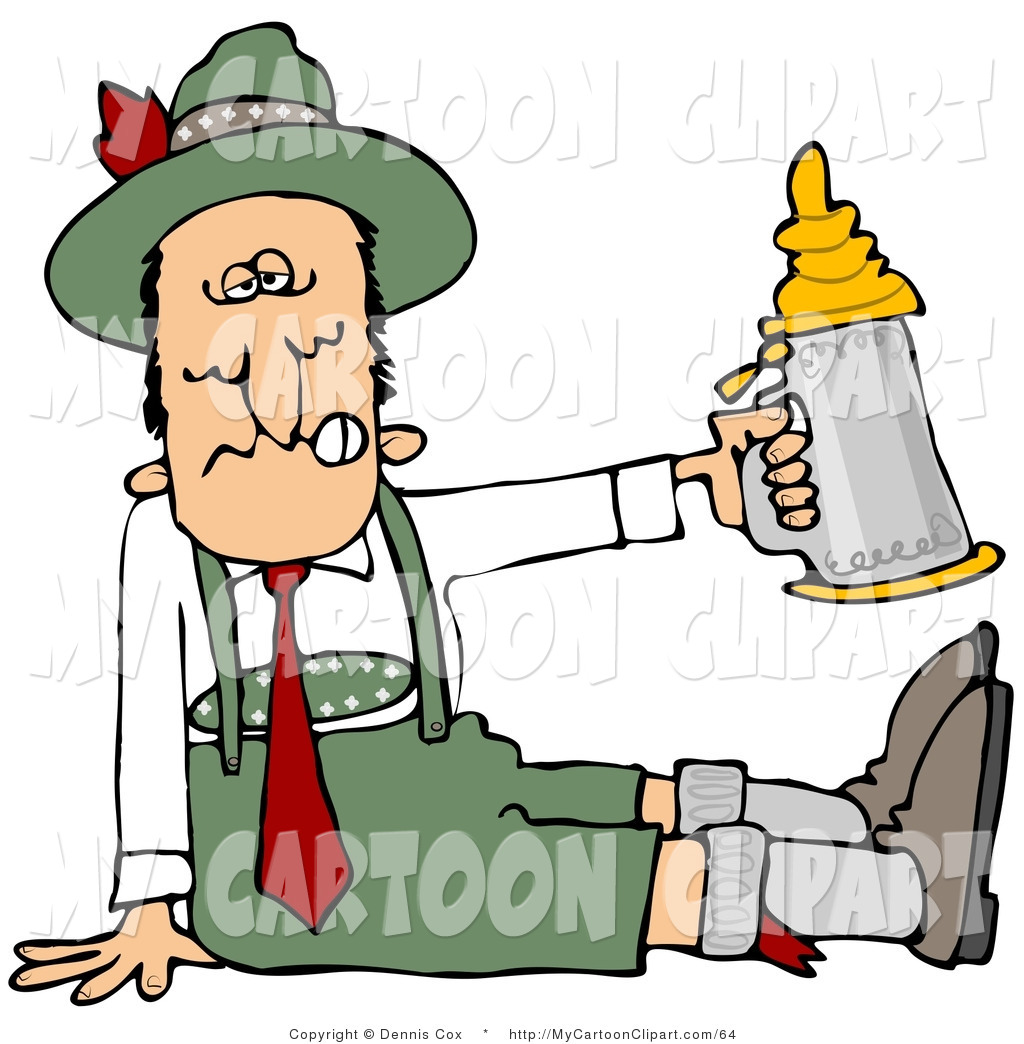 1024x1044 Clip Art Of A Drunk German Man