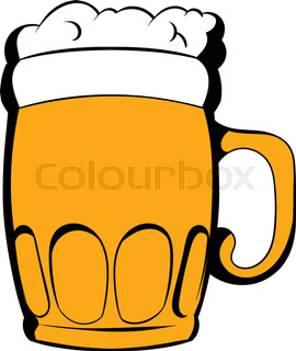 270x320 Cool Cartoon Gorilla Holding Mugs Of Beer. Vector Clip Art