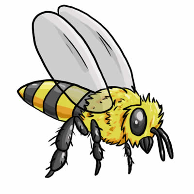 400x400 Vector Bee Clipart Clipartwiz