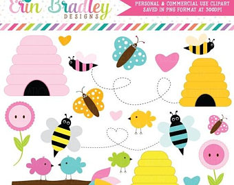 340x270 Bee Clipart Etsy