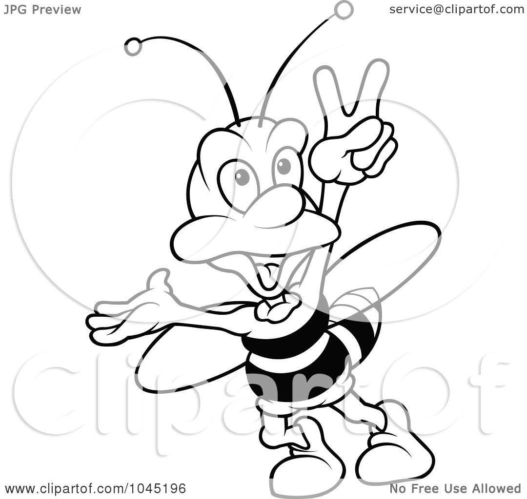 1080x1024 Royalty Free (Rf) Clip Art Illustration Of A Black And White