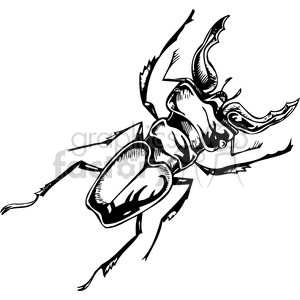 300x300 Royalty Free Beetle Clipart 387116 Vector Clip Art Image
