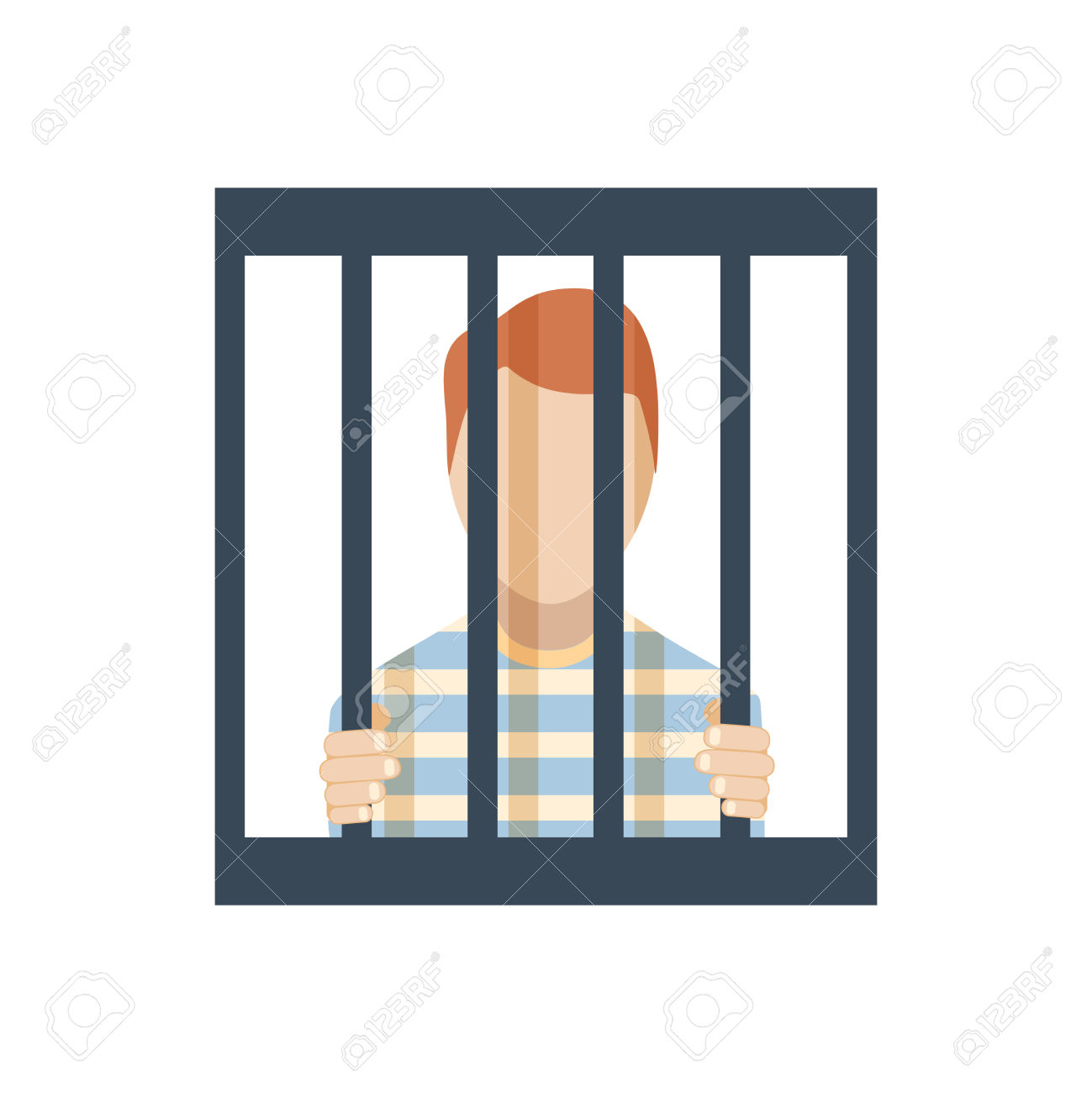 1299x1300 Clipart Of Outline Person In Jail
