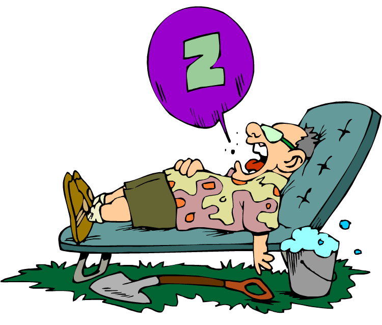 750x638 Being Lazy Cliparts