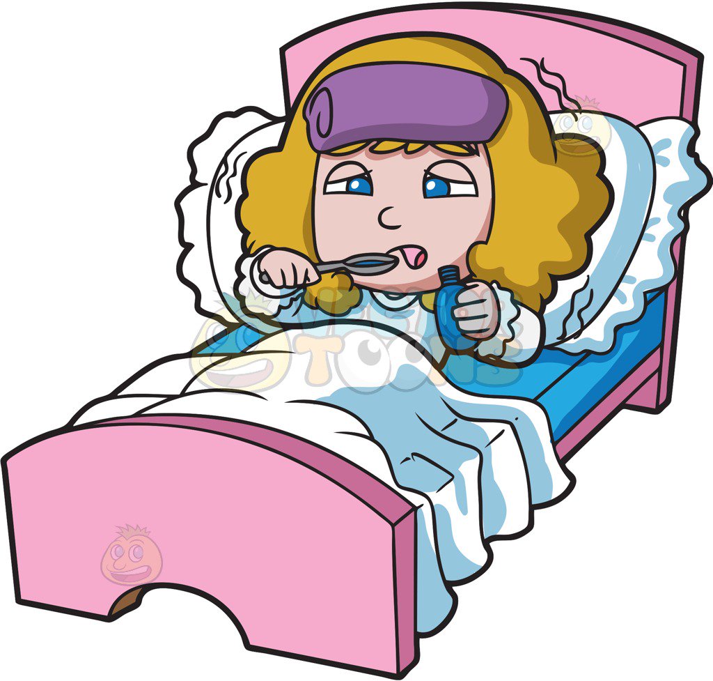 1024x977 Sick Girl Clip Art Cliparts