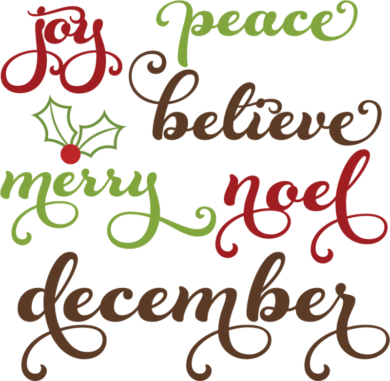 800x782 Christmas Words Svg Cutting Files Christmas Words Clipart Free Svg