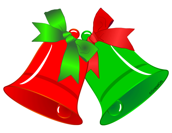560x432 Free Christmas Bells Clip Art
