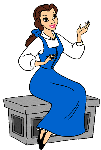 351x523 Disney's Belle Clip Art Disney Clip Art Galore