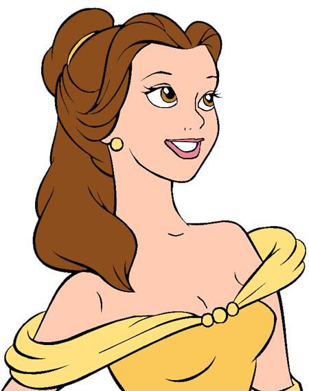 450x569 Disney's Belle Clip Art 2 Disney Clip Art Galore