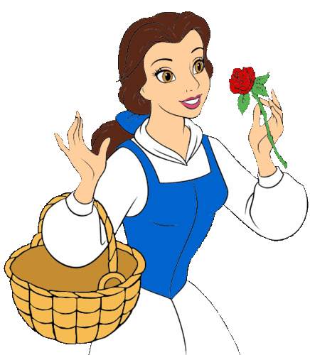 436x500 Belle Character Clipart