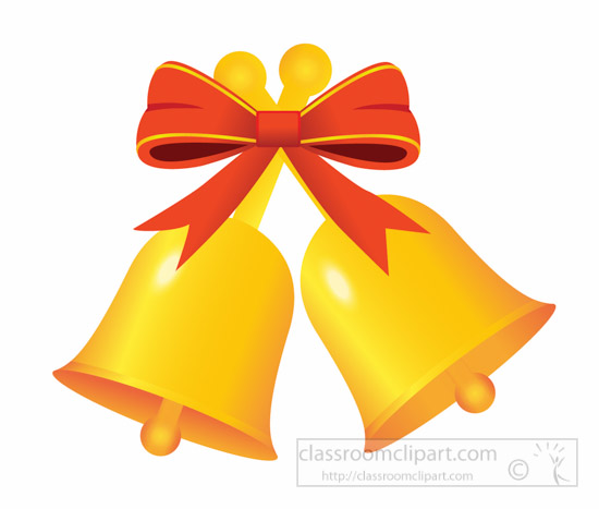 550x467 Gold Christmas Bells Clip Art