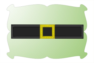 400x266 Santa Belt Clipart