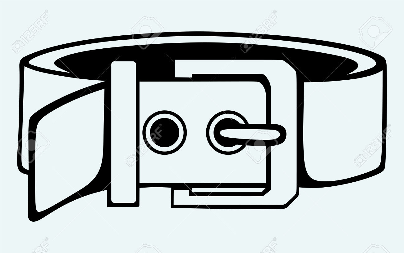 1300x816 Black And White Belt Clipart Collection