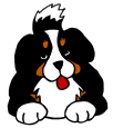 102x115 Clip Art Bernese Mountain Clipart Panda