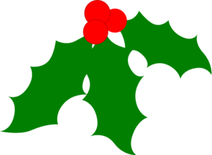 300x219 Holly Berry Clip Art