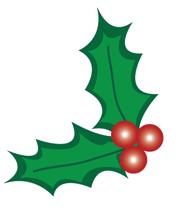 352x408 Holly Berry Clip Art