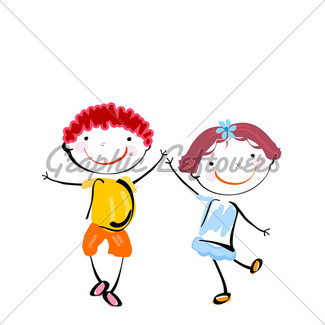 325x325 Best Friends Cartoon Gl Stock Images