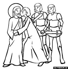 236x240 Betrayal Of Jesus Clipart