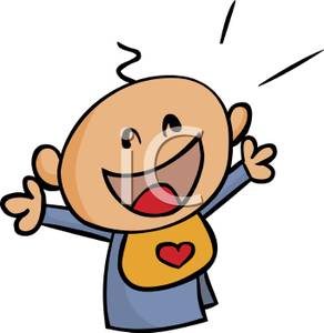 292x300 Baby Wearing A Bib