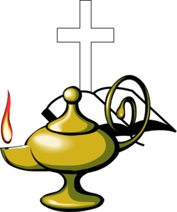 249x298 Lamp With Bible And Cross Clip Art