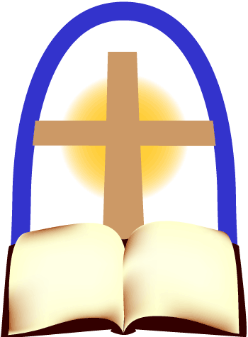 350x475 Bible And Cross Clip Art Image, Christian Religious Graphic (Free