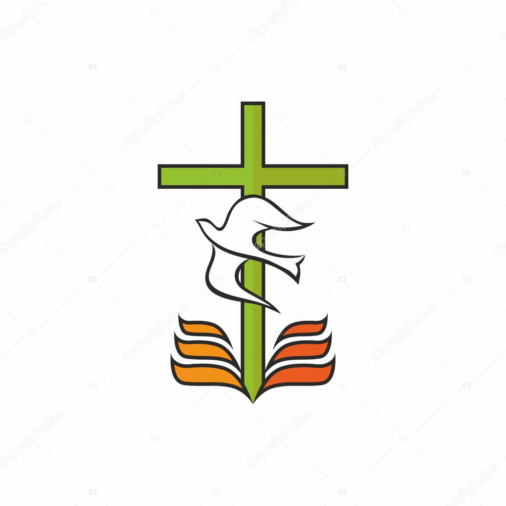 1024x1024 Cross, Dove, Bible, Missions, Icon Stock Vector Biblebox