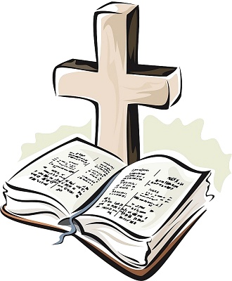 330x400 Gallery For Gt Open Bible With Cross Clipart