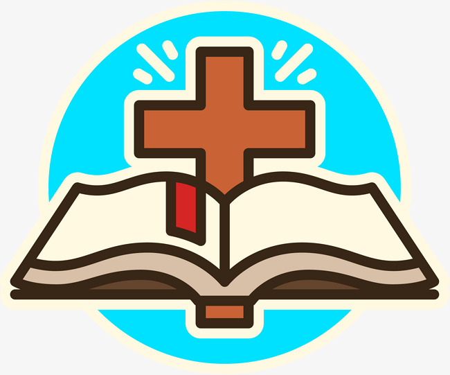 650x541 Cross And Bible Designed Logo, Book, Book, Logo Png And Vector