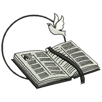 340x340 Doves And Bible Clipart