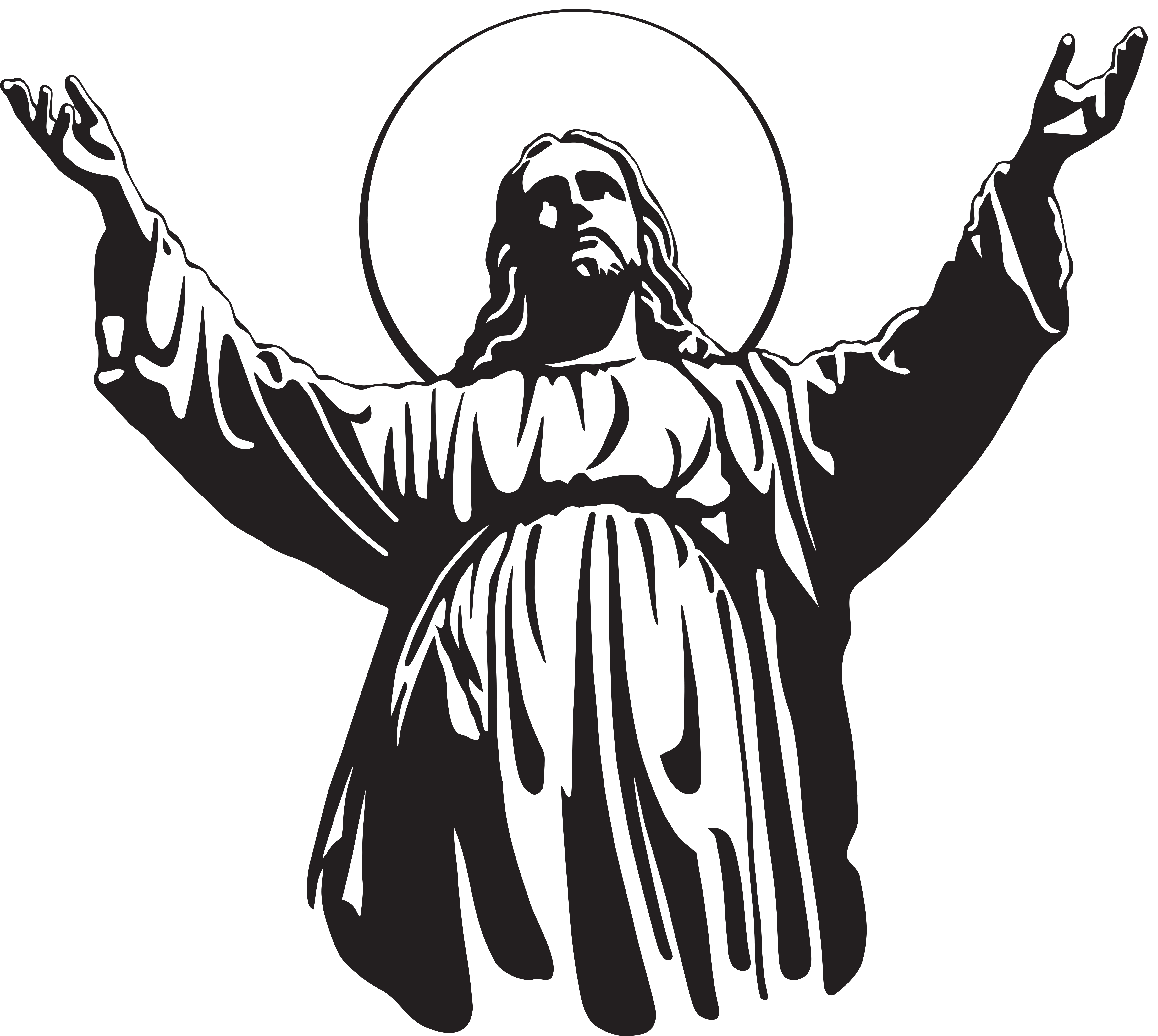6000x5367 Jesus Christ Son Of God Png Clip Art Churches Amp Religious