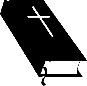 299x294 Closed Bible Large Clip Art