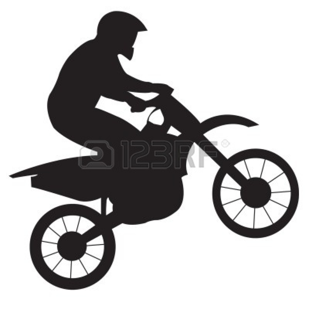1024x1024 Dirt Bike Clipart Black And White Clipart Panda Free Clipartbest