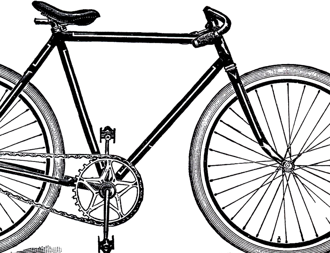 1124x862 Free Public Domain Bicycle Image!