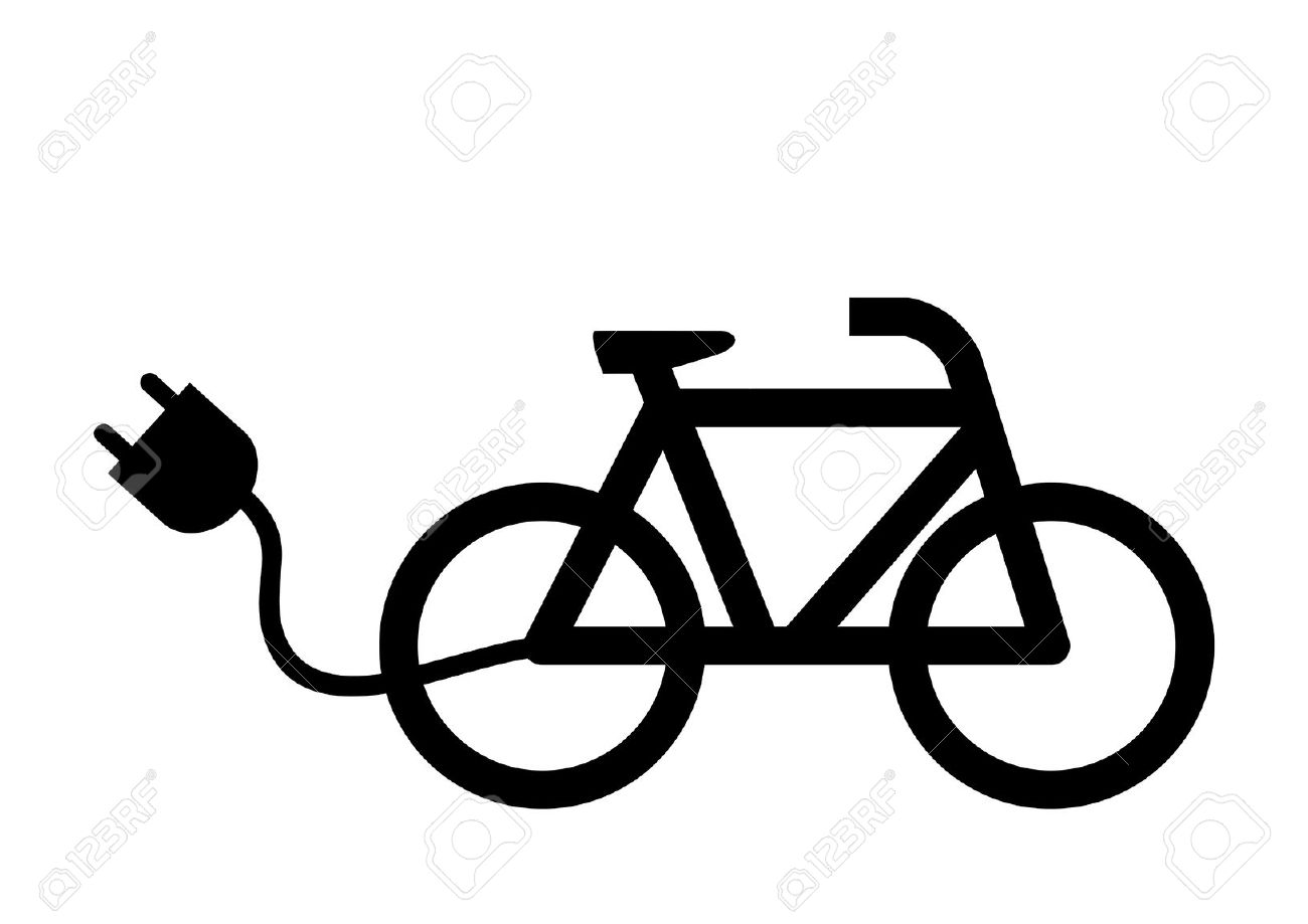 1300x919 Electric Bike Clipart