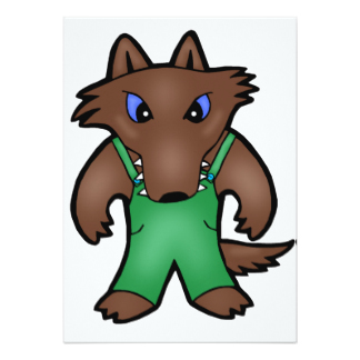 324x324 Big Bad Wolf Invitations Amp Announcements Zazzle