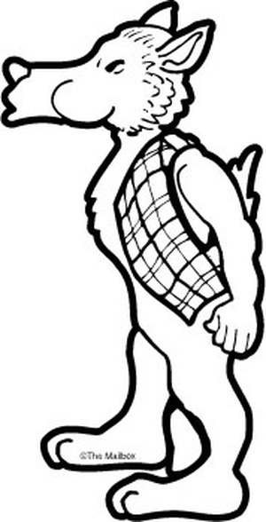 300x588 White Wolf Clipart Bad Wolf