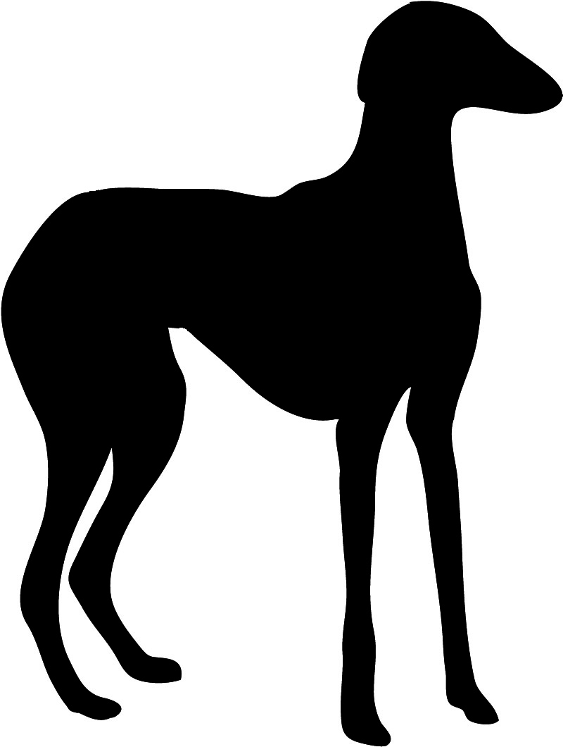 800x1060 Dog Silhouette