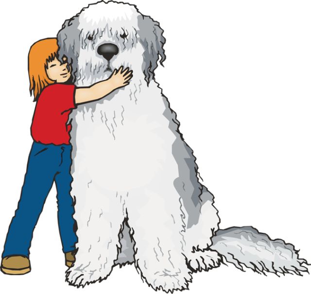 640x606 Hug Clipart Dog