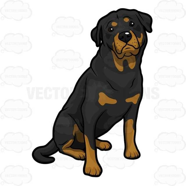 640x640 Big Dog Sits And Pleads Cartoon Clipart