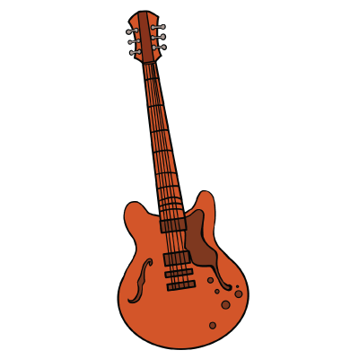 400x400 How To Draw A Guitar Really Easy Drawing Tutorial