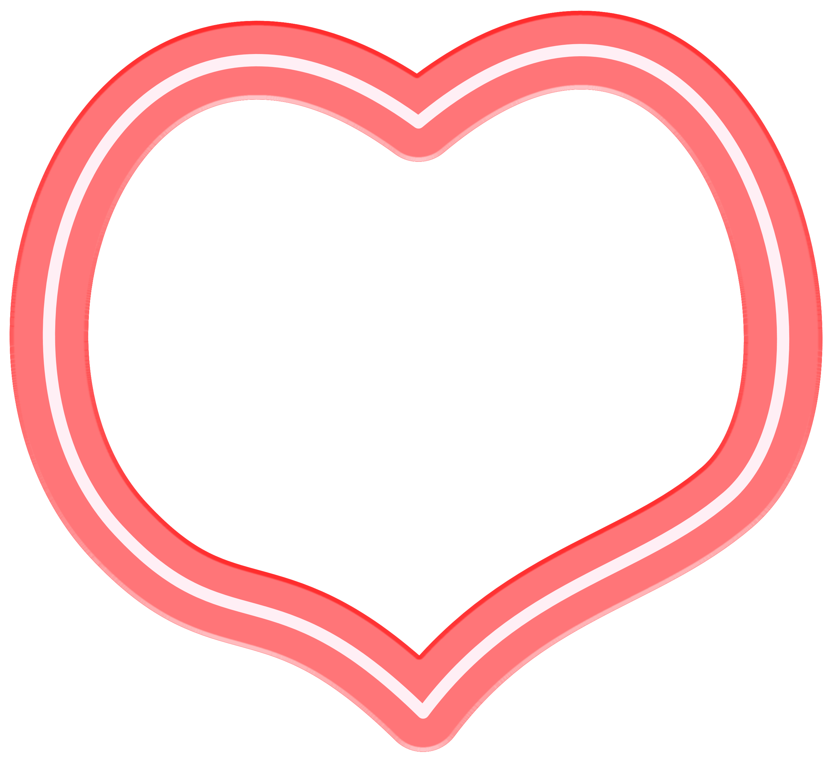 2700x2500 Heart Shaped Clipart Big