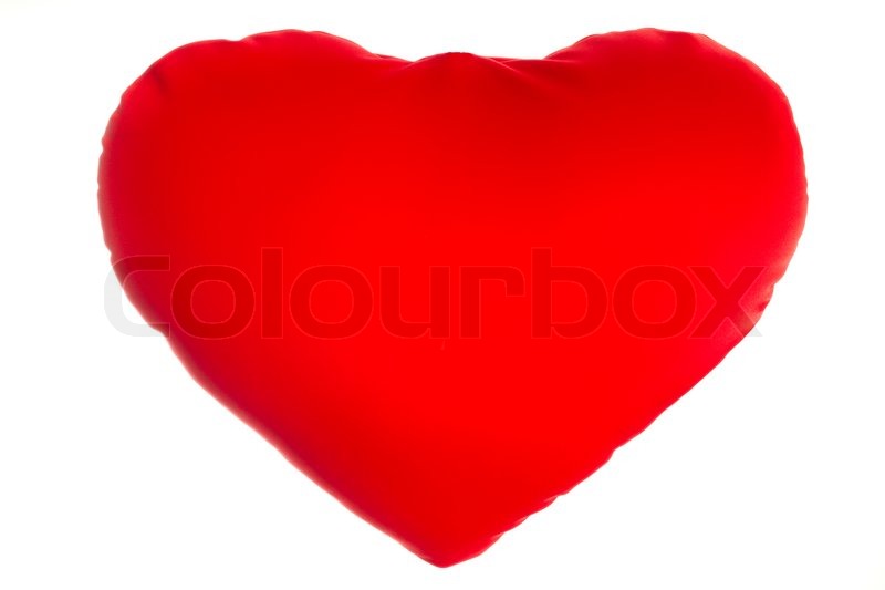 800x533 Big Heart Isolated On White Background Stock Photo Colourbox