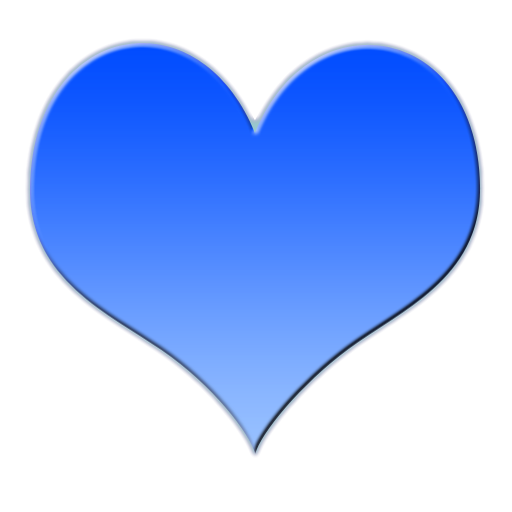 512x512 Blue Clipart Love Heart